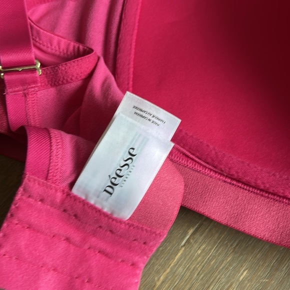 Addition Elle Deesee Lingerie Wireless T-Shirt Bra Size 44C Fuschia - Picture 9 of 13